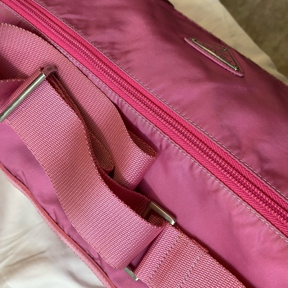 Prada Double pocket Messenger Bag, in Begonia color - Picture 15 of 15